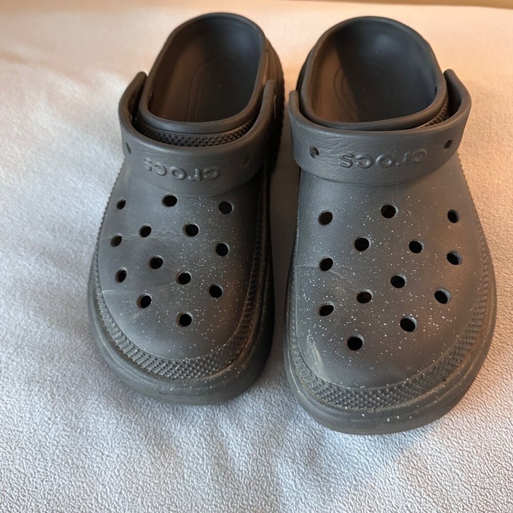Crocs Stomp Clog Platform Womens 10 Limited Edition‎ Discontinued Platform FLAW - Picture 2 of 8